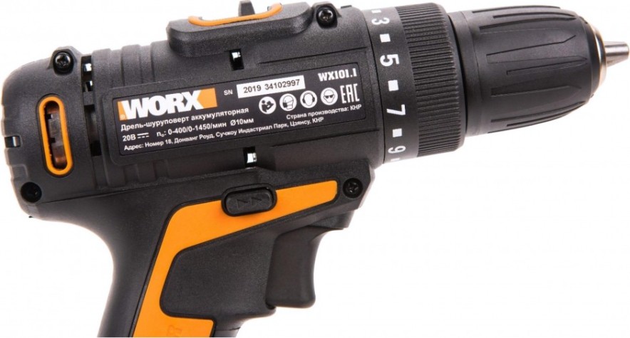 Дрель-шуруповерт аккумуляторная Worx WX101.1