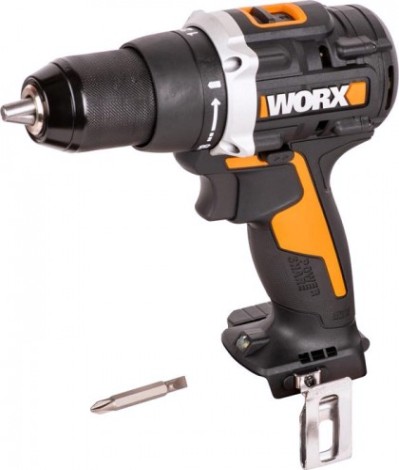 Дрель-шуруповерт аккумуляторная Worx WX102.9 без АКБ и ЗУ бесщеточная [WX102.9]