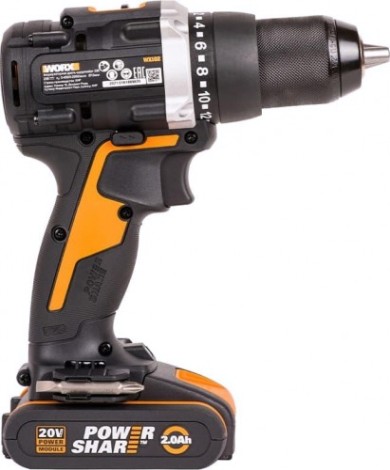 Дрель-шуруповерт аккумуляторная Worx WX102 бесщеточная