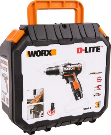 Дрель-шуруповерт аккумуляторная Worx WX128.3