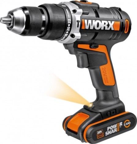 Дрель-шуруповерт аккумуляторная Worx WX372 ударная