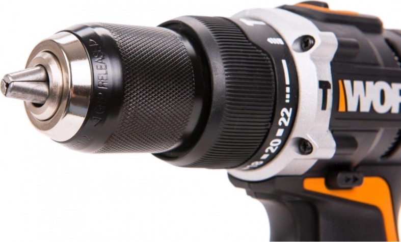 Дрель-шуруповерт аккумуляторная Worx WX373 ударная, бесщеточная