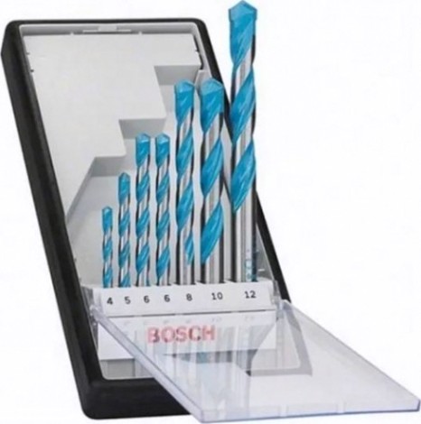 Дрель ударная сетевая BOSCH GSB 16 RE (БЗП) односкоростная [0615990L2N] Картон+ набор оснастки