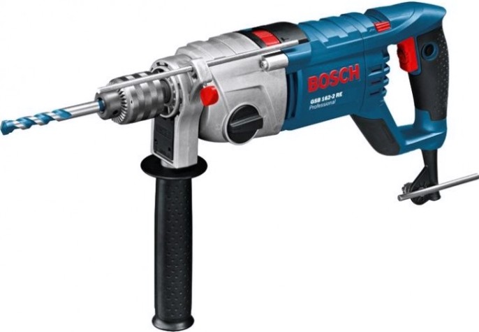Дрель ударная сетевая BOSCH GSB 162-2 RE двухскоростная [060118B000] Кейс