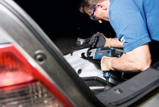 Дрель ударная сетевая BOSCH GSB 19-2 RE (БЗП) двухскоростная [060117B500] Кейс