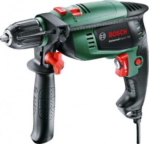Дрель ударная сетевая BOSCH UniversalImpact 700 [0603131020] Кейс