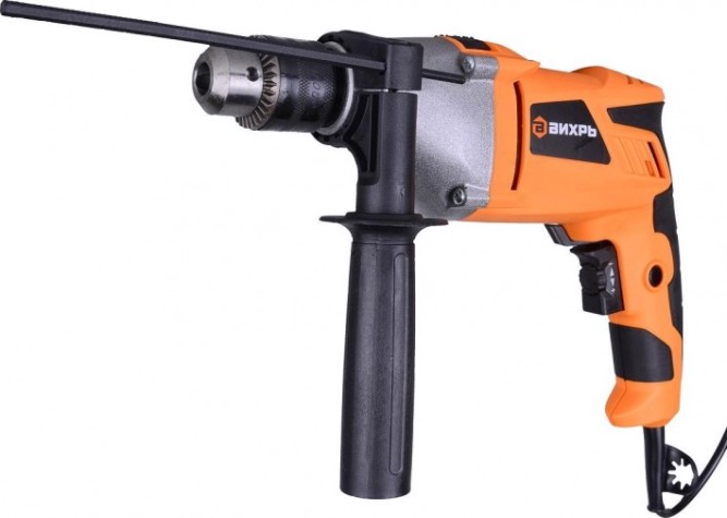 Дрель ударная сетевая ВИХРЬ ДУ-1100 односкоростная [72/8/4]