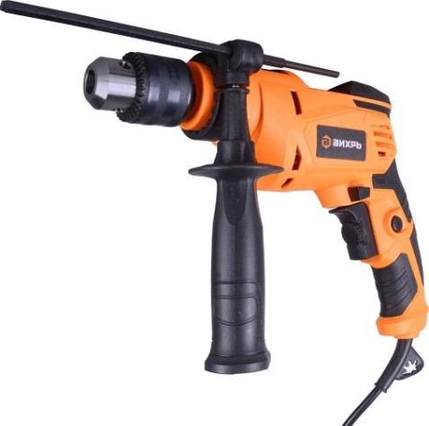 Дрель ударная сетевая ВИХРЬ ДУ- 850 односкоростная [72/8/3]