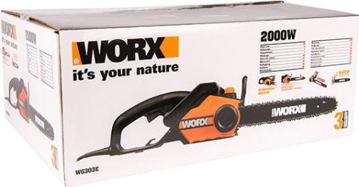 Электропила цепная Worx WG303E