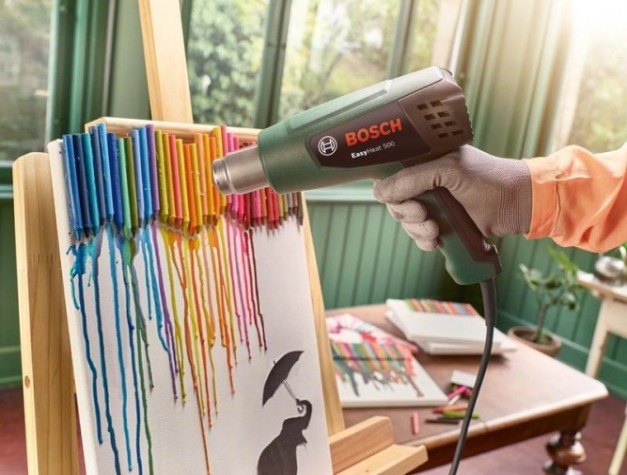 Фен строительный BOSCH EasyHeat 500 [06032A6020] Коробка