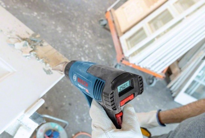 Фен строительный сетевой BOSCH GHG 20-63 [06012A6201] Кейс