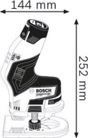 Фрезер аккумуляторный BOSCH GKF 12V-8 без АКБ и З/У [06016B0002]