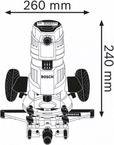 Фрезер сетевой BOSCH GMF 1600 CE [0601624002] Кейс L-Boxx