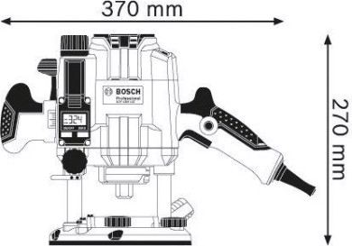 Фрезер сетевой BOSCH GOF 1250 LCE [0601626101] Кейс L-Boxx
