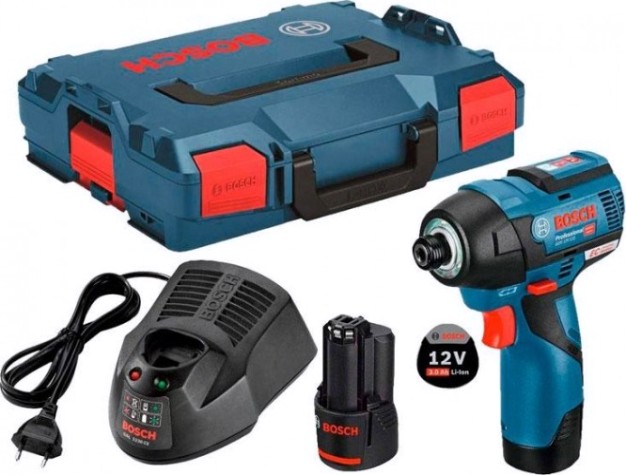 Гайковерт аккумуляторный BOSCH GDR 10,8 V-EC/ 12V-110 бесщеточный [06019E0005] 2х3,0Ач, кейс