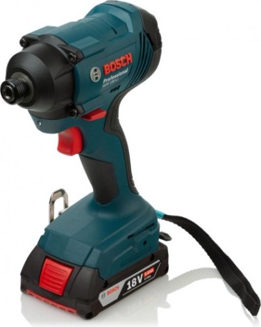 Гайковерт аккумуляторный BOSCH GDR 180 LI ударный [06019G5120] 2х3,0Ач, кейс