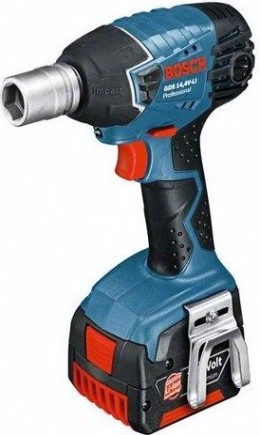 Гайковерт аккумуляторный BOSCH GDS 14,4 V-LI ударный [06019A1T06] 2 х 4,0 Ач