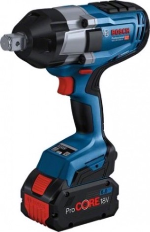 Гайковерт аккумуляторный BOSCH GDS 18 V-1050 H [06019J8522] 2х5.0 Ач