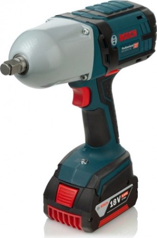 Гайковерт аккумуляторный BOSCH GDS 18 V-LI HT ударный [06019B130A] 2х5,0Ач