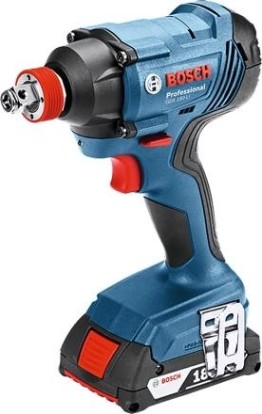 Гайковерт аккумуляторный BOSCH GDX 180 LI ударный [06019G5220] 2х3,0Ач, кейс