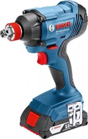 Гайковерт аккумуляторный BOSCH GDX 180 LI ударный [06019G5223] 2х2,0Ач, кейс