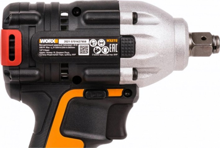 Гайковерт аккумуляторный Worx WX272 бесщеточный Гайковерт аккумуляторный Worx WX272 бесщеточный
