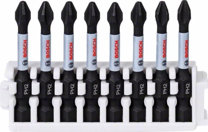 Кассета бит BOSCH Pick and Click IMPACT 50 мм 8 предметов PH2 [2608522330]