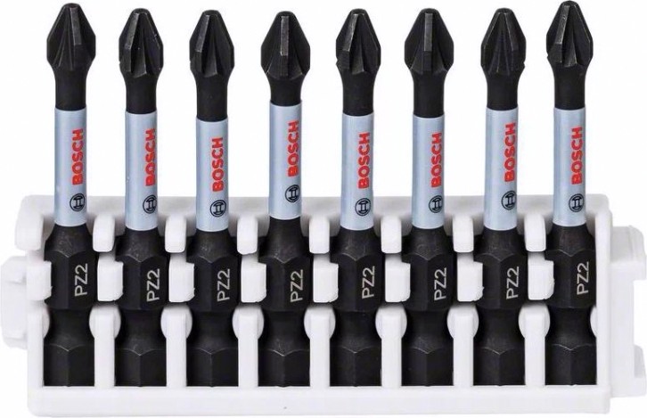 Кассета бит BOSCH Pick and Click IMPACT 50 мм 8 предметов PZ2 [2608522331]
