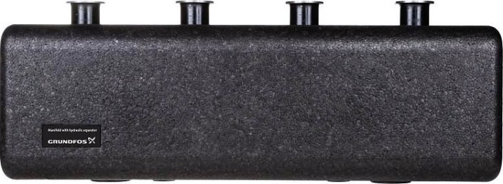 Коллектор двухконтурный GRUNDFOS HEATMIX с гидроразделителем 98654097