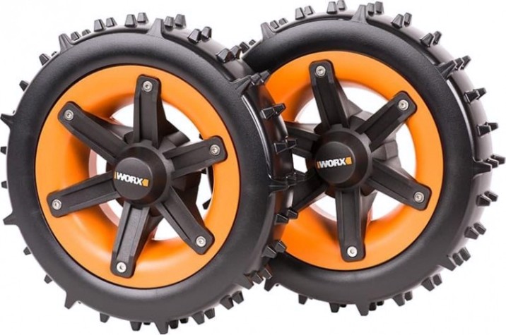 Комплект колес Worx WA0952 для Landroid для наклонных газонов (2шт) [WA0952]