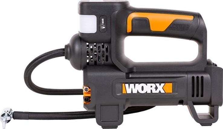 Компрессор автомобильный Worx WX092.9 без АКБ и ЗУ, с фонарем [WX092.9]