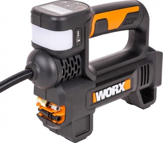 Компрессор автомобильный Worx WX092.9 без АКБ и ЗУ, с фонарем [WX092.9]