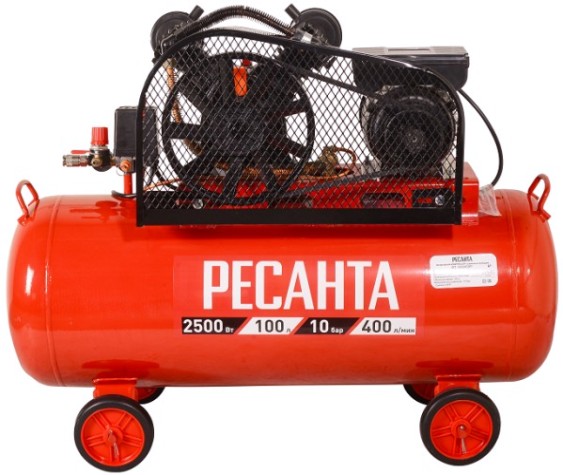 Компрессор поршневой Ресанта КП-100/400Р [74/7/5]