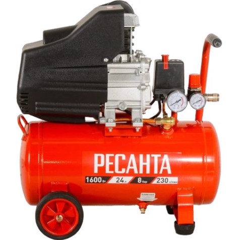 Компрессор поршневой Ресанта КП-24/230М [74/7/1]