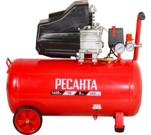 Компрессор поршневой Ресанта КП-50/300М [74/7/4]