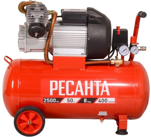 Компрессор поршневой Ресанта КП-50/400М [74/7/6]