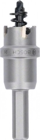 Коронка биметаллическая BOSCH Precision for Sheet Metal твердосплав 20 мм с напайками [2608594131]