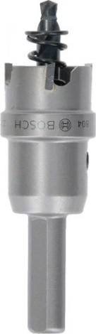 Коронка биметаллическая BOSCH Precision for Sheet Metal твердосплав 22 мм с напайками [2608594133]