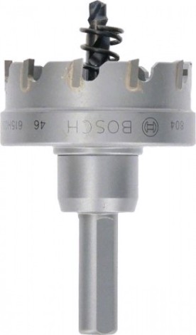 Коронка биметаллическая BOSCH Precision for Sheet Metal твердосплав 46 мм с напайками [2608594149]