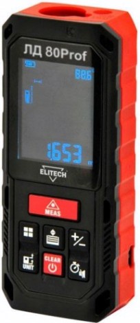 Лазерный дальномер ELITECH ЛД 80Prof [188613]