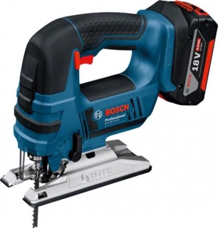 Лобзик аккумуляторный BOSCH GST 18 V-LI B [06015A6103] 2х5,0Ач, кейс L-Boxx