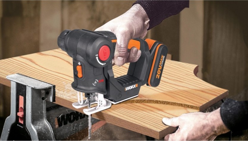 Лобзик-сабельная пила аккумуляторный Worx Axis WX550 [WX550]