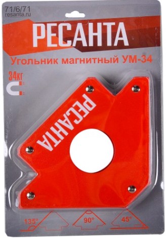 Магнитный угольник Ресанта УМ-34 [71/6/71]