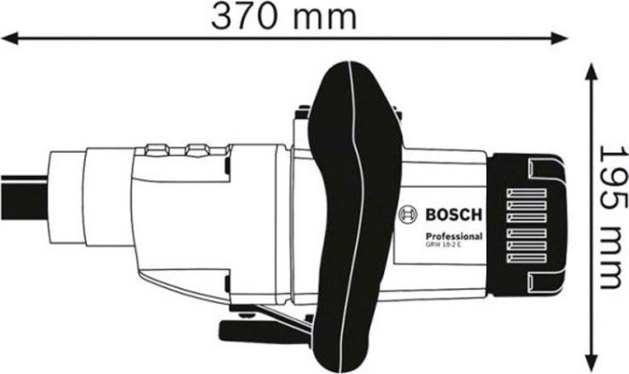 Миксер строительный сетевой BOSCH GRW 18-2 E двухскоростной [06011A8000]