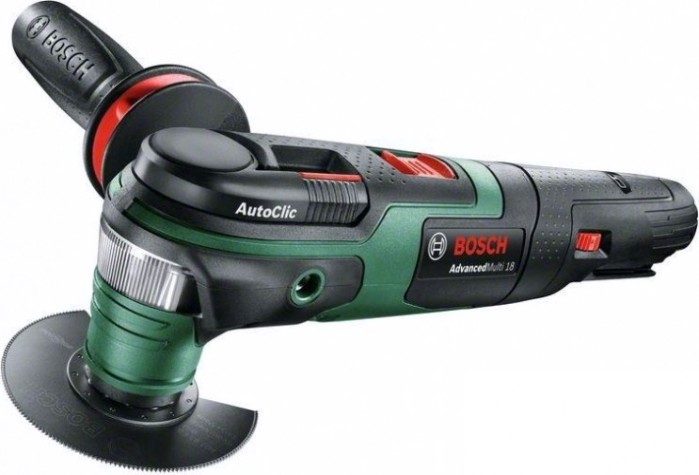 Многофункциональный инструмент аккумуляторный BOSCH AdvancedMulti18 без АКБ и ЗУ [0603104020] Коробка