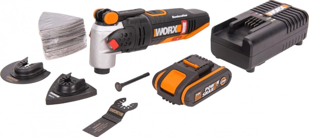 Многофункциональный инструмент аккумуляторный Worx WX693 бесщеточный