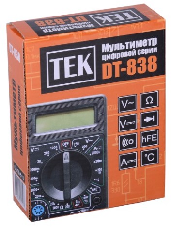 Мультиметр Ресанта DT838 [61/10/513]