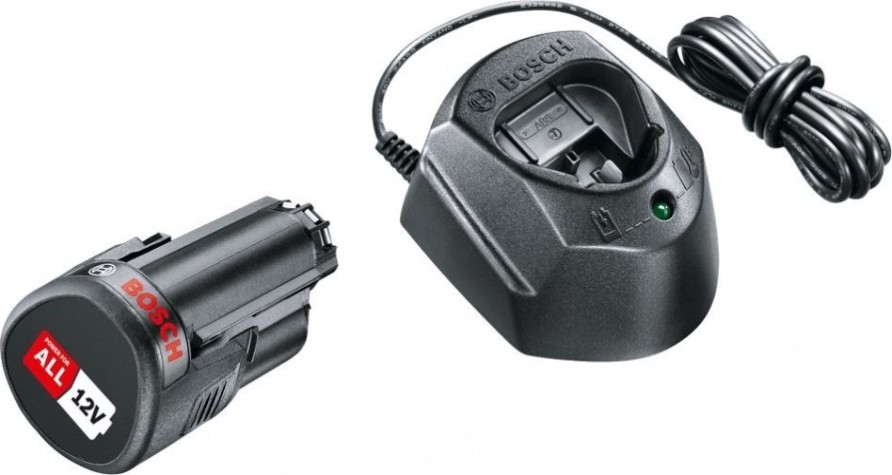 Набор аккумулятор и зарядное устройство BOSCH PBA 12V 1.5Ah Li-Ion + GAL 1210 CV POWER FOR ALL [1600A01L3D]