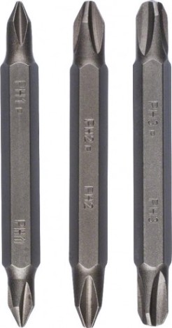 Набор бит двухсторонние BOSCH PH1/2/3 [2609255961]