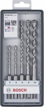Набор буров BOSCH SDS-plus X5L 6-10х165 мм [2607019932]